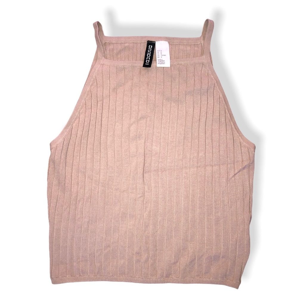 H&M Divided Ribbed Crop Top - Picture 2 of 4